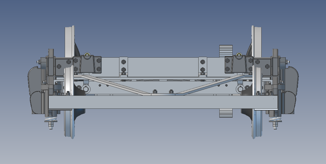14-D-5牵引力转向架3D模型图纸 STP格式